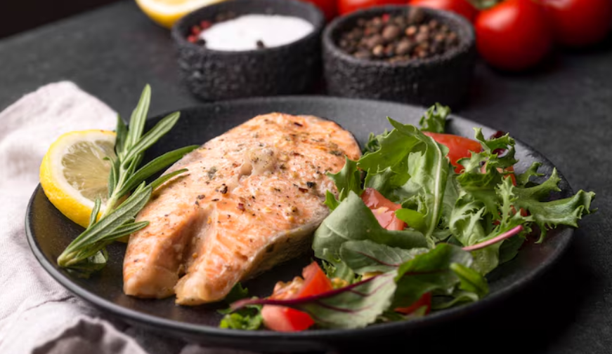 ejemplo de pescado bien cocido