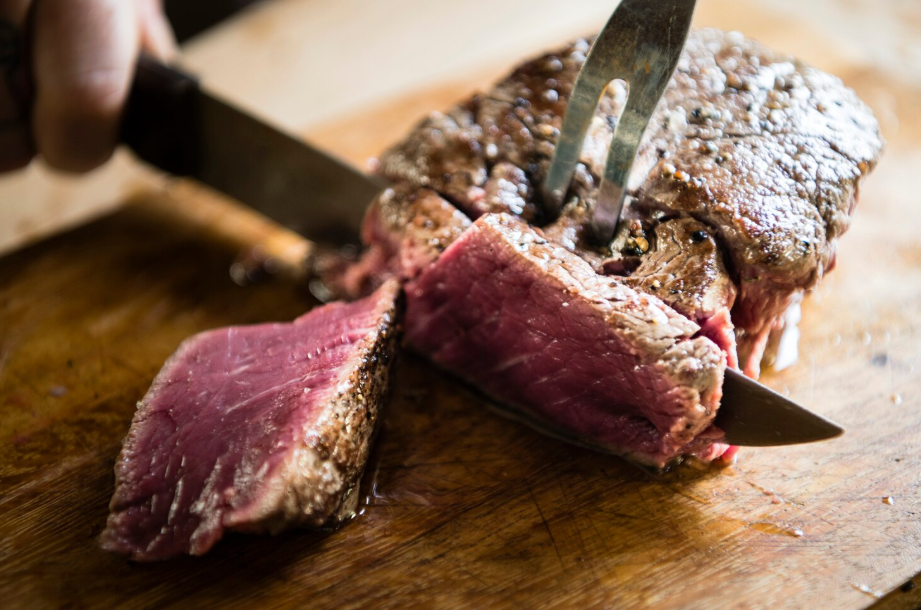 ejemplo de carne Jugosa (Rare)