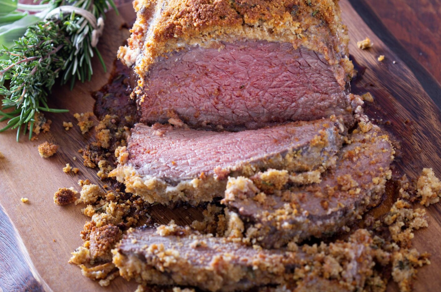 ejemplo de carne A punto (Medium)