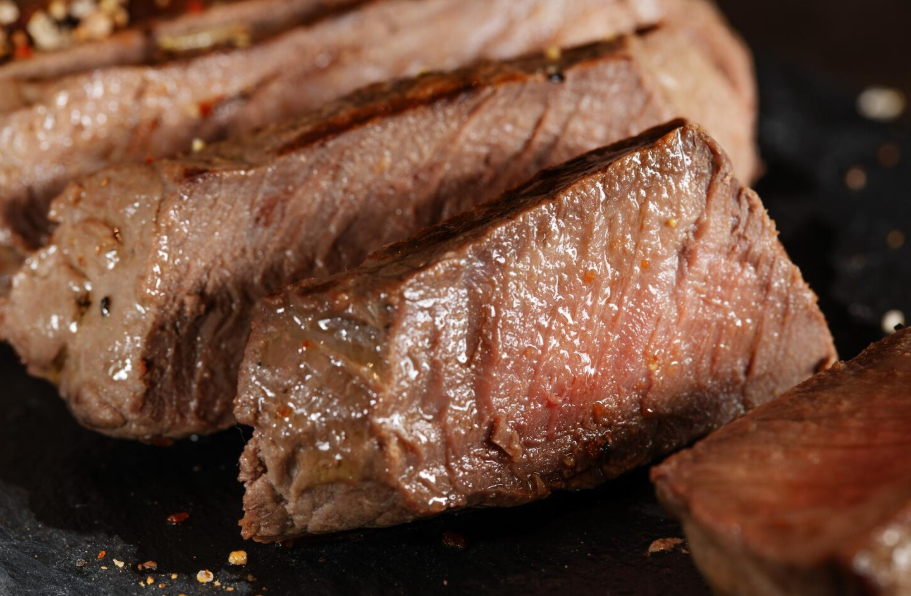 ejemplo de carne a punto más