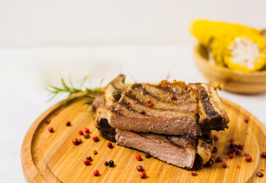 ejemplo de carne Bien cocida