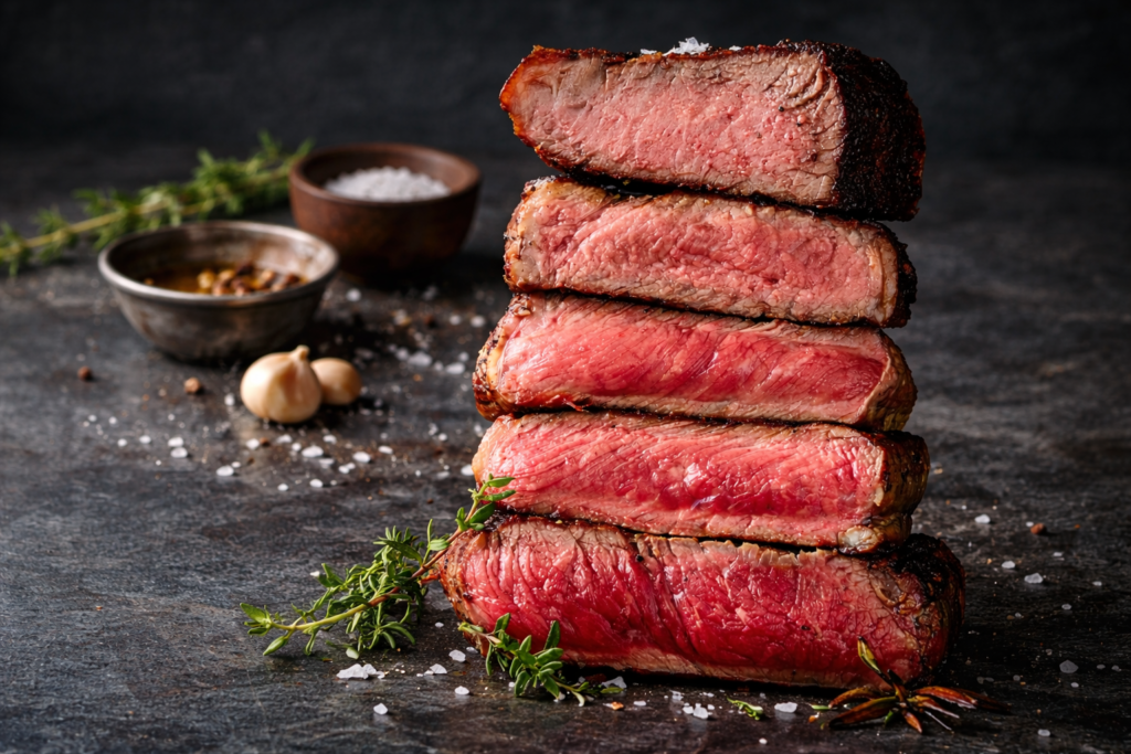 Temperatura de las carnes rojas