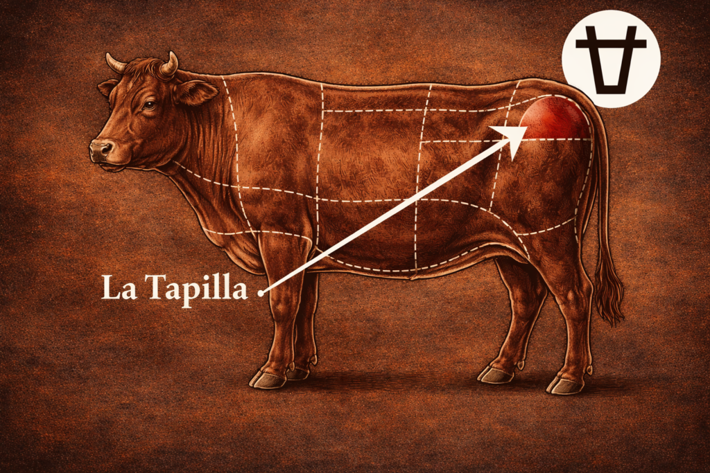 donde está la tapilla de la vaca